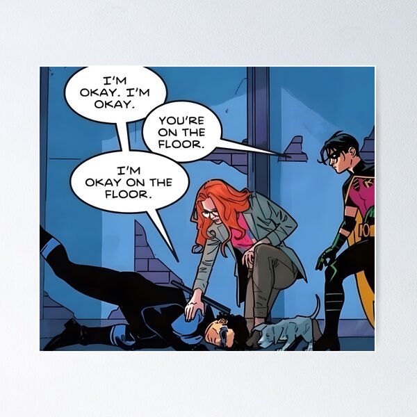 Item preview, Nightwing // Professional Acrobat designed and sold by NovelDaydream.