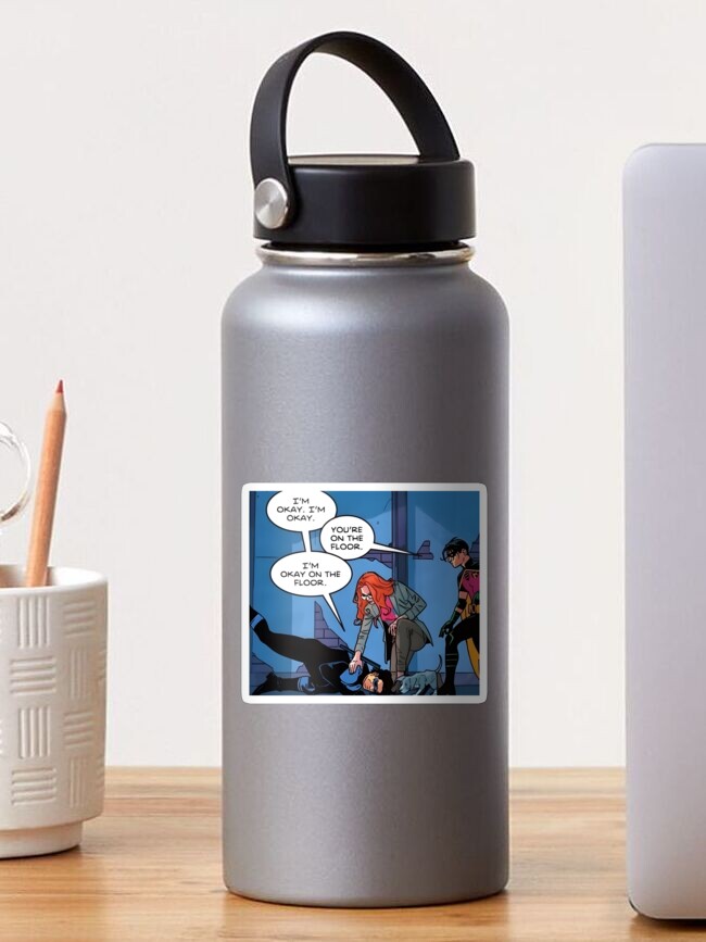 Aperçu 1 sur 3. Sticker avec l'œuvre Nightwing // Acrobate professionnel créée et vendue par NovelDaydream.