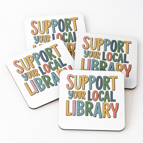 Item preview, Support Your Local Library  designed and sold by CharmStudio.