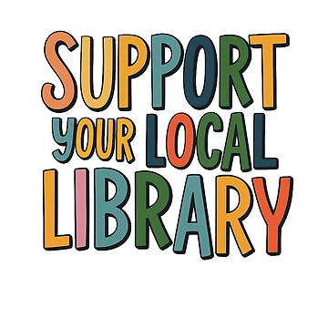 Artwork thumbnail, Support Your Local Library by CharmStudio