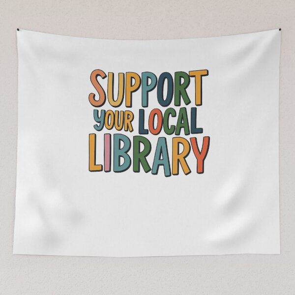 Item preview, Support Your Local Library  designed and sold by CharmStudio.