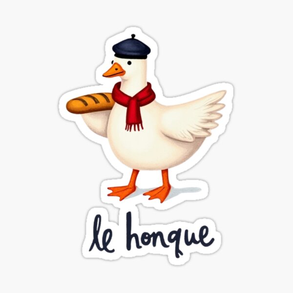 Item preview, Le Honque – Funny French Goose Meme Design designed and sold by haitrieuic96.