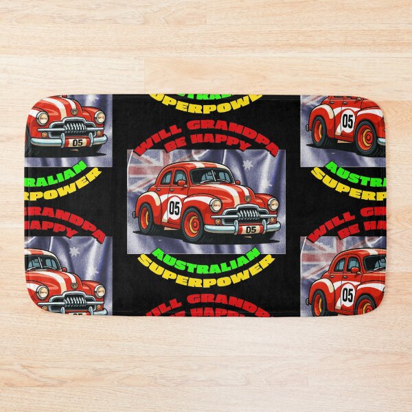 Item preview, Will Grandpa Be Happy? – Aussie Racing Superpower - FJ Holden designed and sold by Michael van der Hoorn.