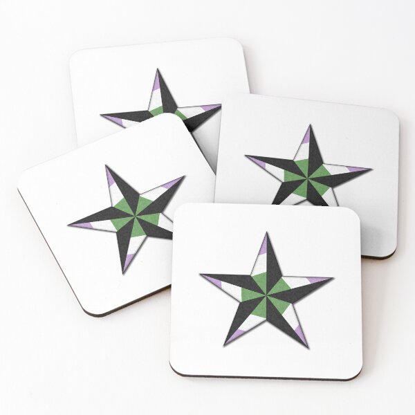 Item preview, Genderqueer Pride Flag Colored Nautical Star designed and sold by LiveLoudGraphic.