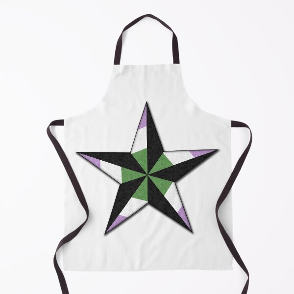 Item preview, Genderqueer Pride Flag Colored Nautical Star designed and sold by LiveLoudGraphic.
