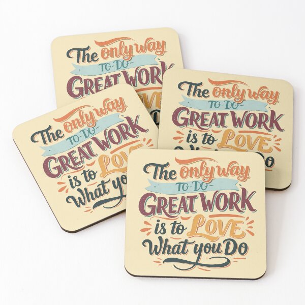 Item preview, The only way to do great work is to love what you do designed and sold by sing-it-out.