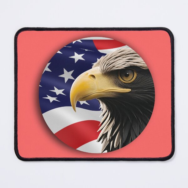 Item preview, PATRIOT EAGLE (#FF6666) designed and sold by Marlon Oseguera.