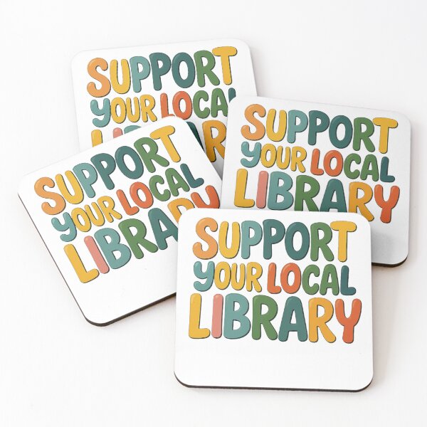 Item preview, Support Your Local Library  designed and sold by CharmStudio.