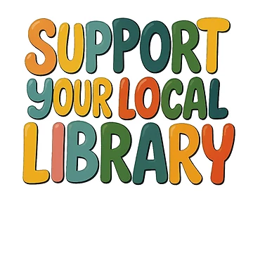 Artwork thumbnail, Support Your Local Library by CharmStudio