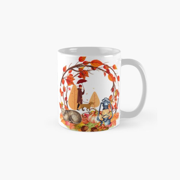Item preview, Autumn Rain Walk – Cozy Stroll in the Rain designed and sold by PnrArtDesign.