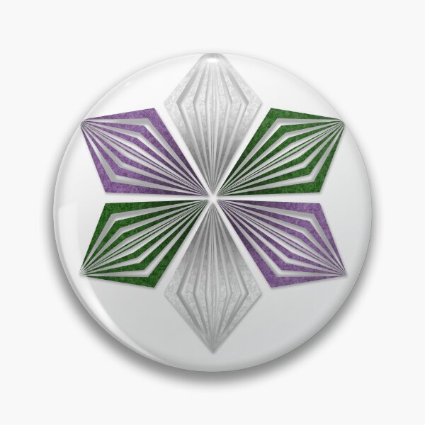 Item preview, Genderqueer Pride Flag Colored Geometric Starburst designed and sold by LiveLoudGraphic.