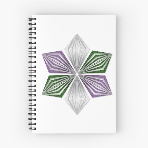 Item preview, Genderqueer Pride Flag Colored Geometric Starburst designed and sold by LiveLoudGraphic.