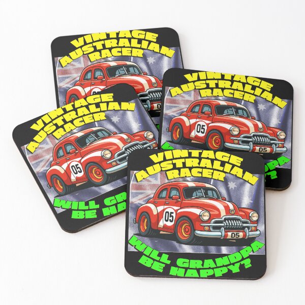Item preview, Vintage Australian FJ Racer – Will Grandpa Be Happy? designed and sold by Michael van der Hoorn.