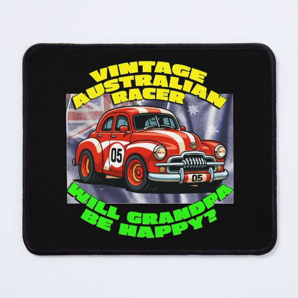 Item preview, Vintage Australian FJ Racer – Will Grandpa Be Happy? designed and sold by Michael van der Hoorn.