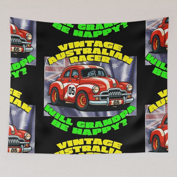 Item preview, Vintage Australian FJ Racer – Will Grandpa Be Happy? designed and sold by Michael van der Hoorn.