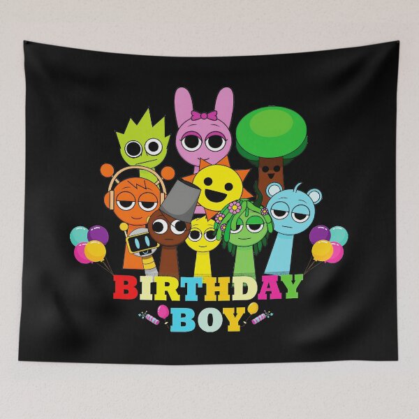 Item preview, Sprunki Birthday It's My Birthday Boy Sprunki Birthday  designed and sold by TreArtiveMinde.