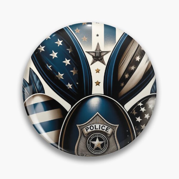 Item preview, Honorable Easter Bunny & Police Badge Design designed and sold by Baharaby.