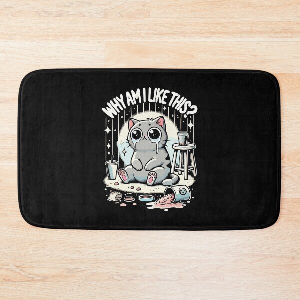 Item preview, Why Am I Like This? – Sad Funny Cat Chaos Humor designed and sold by chantastical.