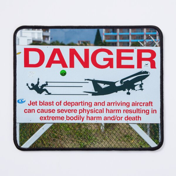 Item preview, Danger! Jet Blast sign at SXM Airport designed and sold by Captain747.