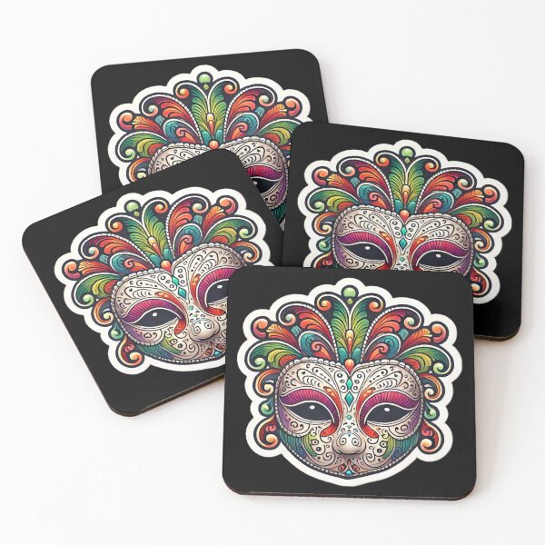 Item preview, Mardi Gras Carnevale Mask designed and sold by PinUpPizzazz.