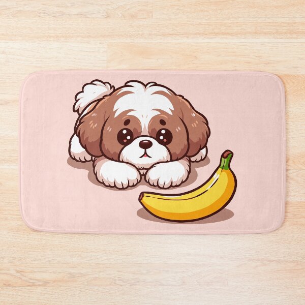 Item preview, Shih Tzu Stalking a Banana designed and sold by Ghost on Toast.