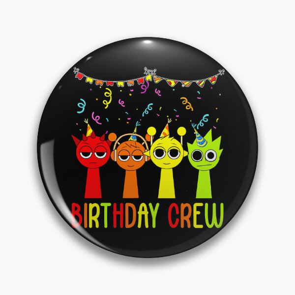Item preview, Sprunki Birthday Crew It’s My Birthday Sprunki Birthday  designed and sold by TreArtiveMinde.