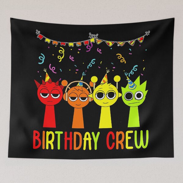 Item preview, Sprunki Birthday Crew It’s My Birthday Sprunki Birthday  designed and sold by TreArtiveMinde.