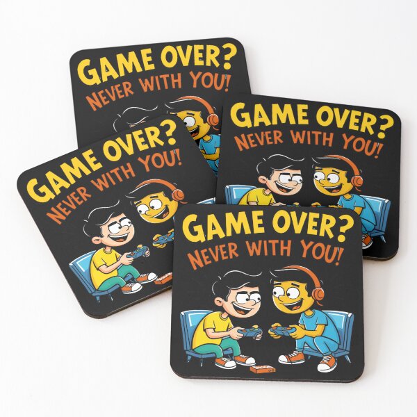 Item preview, Game Over? Never With You My Best Friend  designed and sold by BaisaStudio.