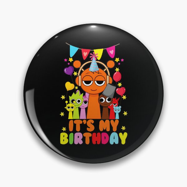 Item preview, Sprunki Birthday It's My Birthday Sprunki Party Bday Theme  designed and sold by TreArtiveMinde.