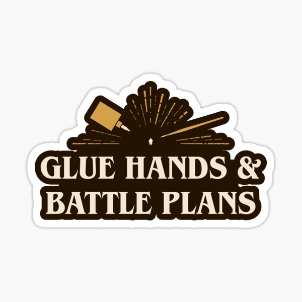 Item preview, Glue Hands and Battle Plans Wargaming designed and sold by pixeptional.
