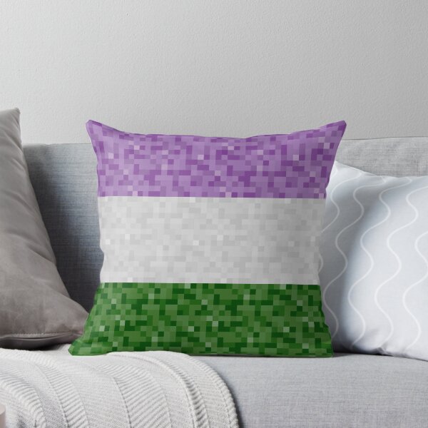Item preview, Genderqueer Pride Pixel Flag Repeating Background designed and sold by LiveLoudGraphic.