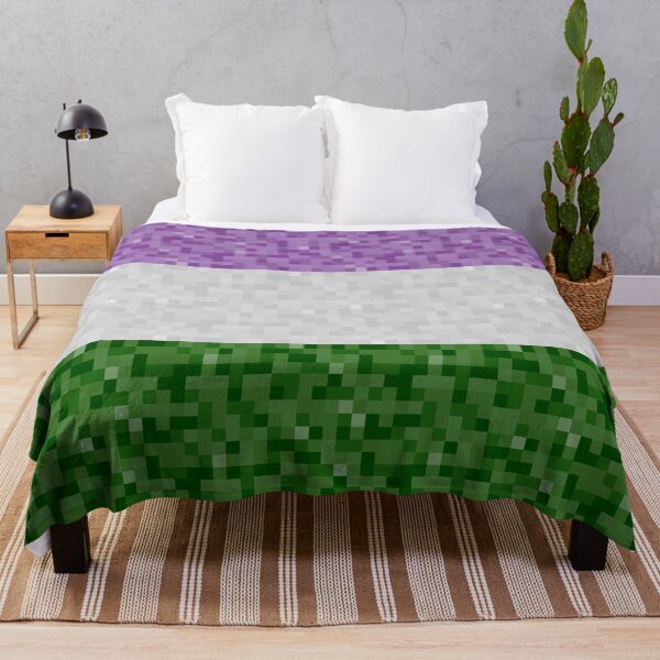 Item preview, Genderqueer Pride Pixel Flag Repeating Background designed and sold by LiveLoudGraphic.