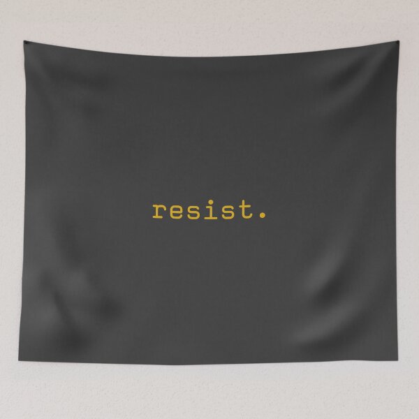 Item preview, resistir (amarillo) designed and sold by MD-Propaganda.