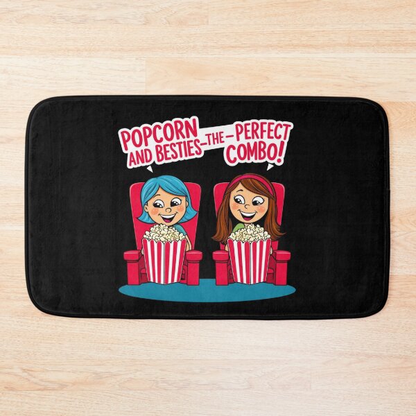 Item preview, Popcorn & Besties – The Perfect Combo! - Friendship Day Special  designed and sold by BaisaStudio.
