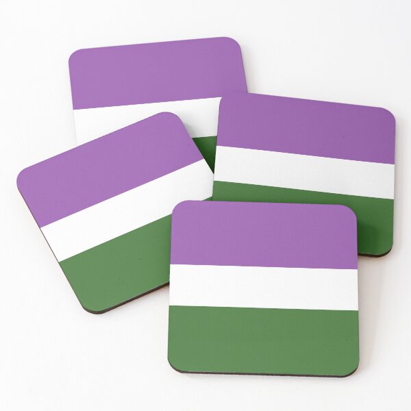 Item preview, Seamless Repeating Genderqueer Pride Flag Pattern designed and sold by LiveLoudGraphic.