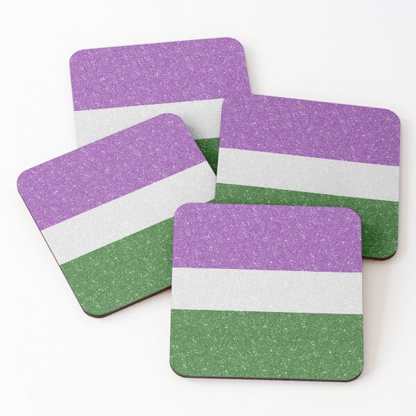 Item preview, Faux Glitter Genderqueer Pride Flag Background designed and sold by LiveLoudGraphic.