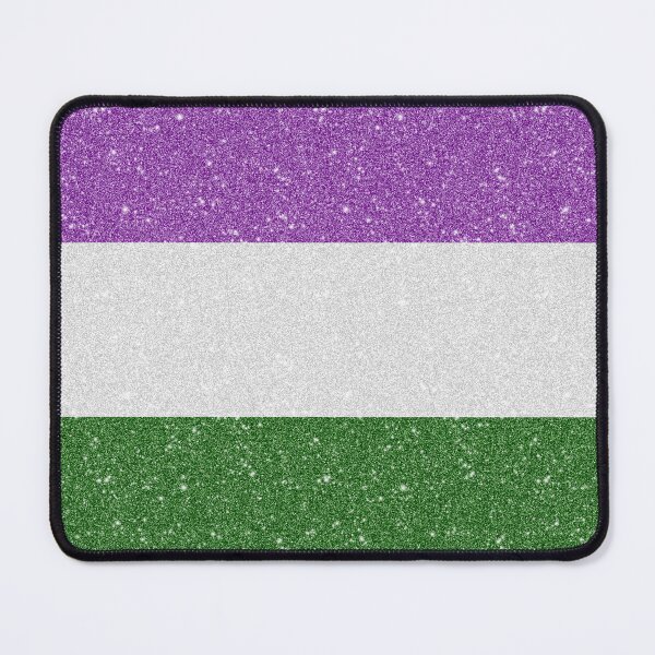 Item preview, Faux Glitter Genderqueer Pride Flag Background designed and sold by LiveLoudGraphic.