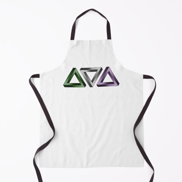 Item preview, Genderqueer Pride Flag Colored Twisted Triangles Optical Illusions designed and sold by LiveLoudGraphic.