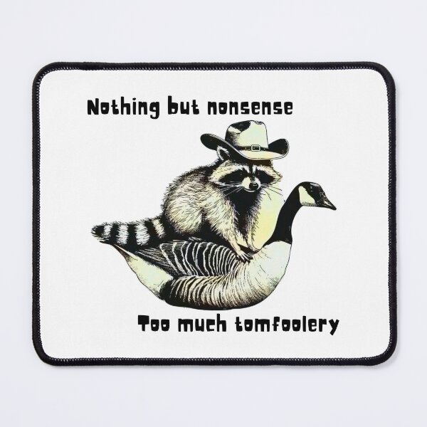 Item preview, Nonsense racoon designed and sold by Stemies Productions.
