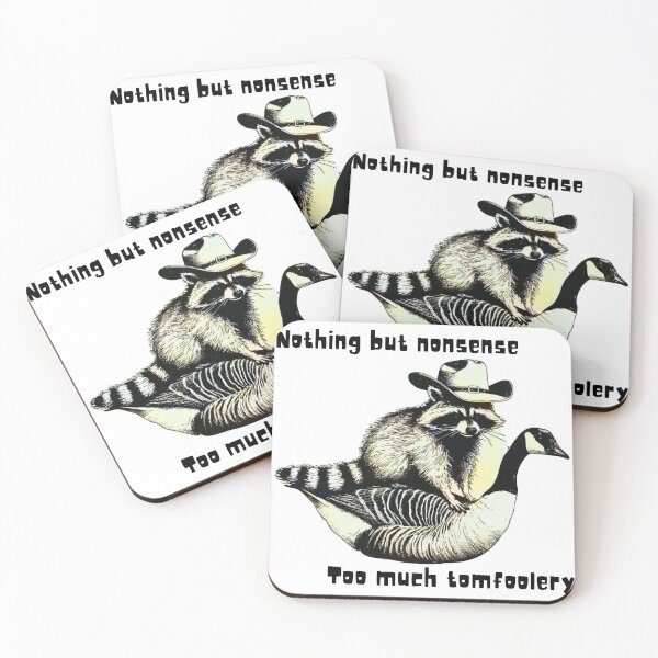 Item preview, Nonsense racoon designed and sold by Stemies Productions.