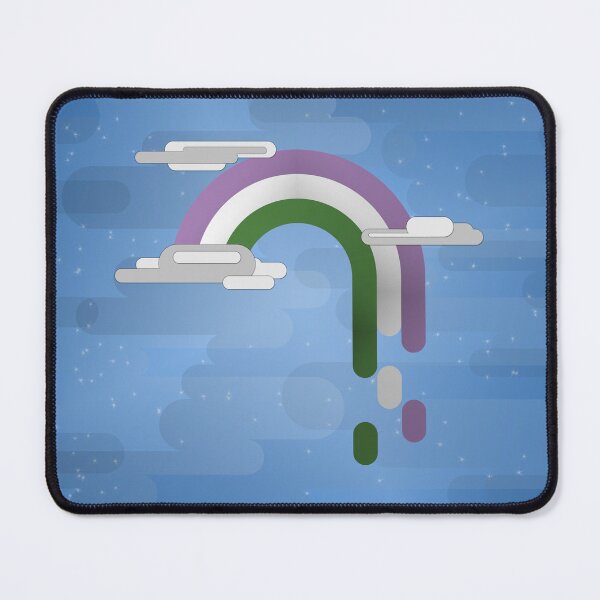 Item preview, Genderqueer Pride Flag Minimalist Drip Rainbow Design designed and sold by LiveLoudGraphic.