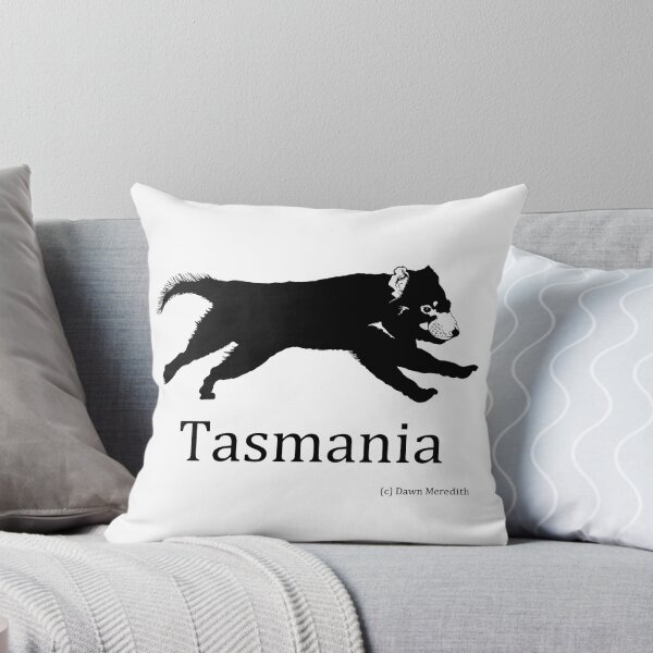 Item preview, Tasmanian Devil running black and white designed and sold by DingbatDesigns.