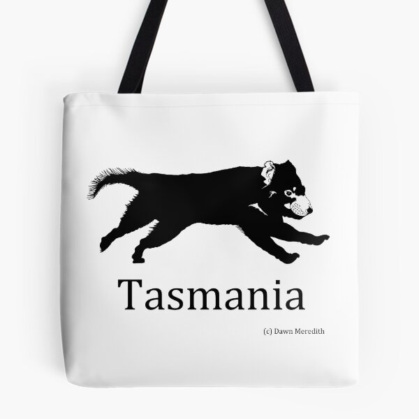 Item preview, Tasmanian Devil running black and white designed and sold by DingbatDesigns.