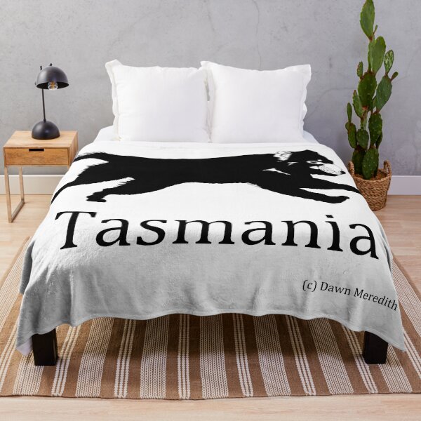 Item preview, Tasmanian Devil running black and white designed and sold by DingbatDesigns.