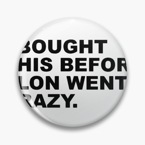 Item preview, Tesla Elon Musk Crazy Sticker designed and sold by RadStock.