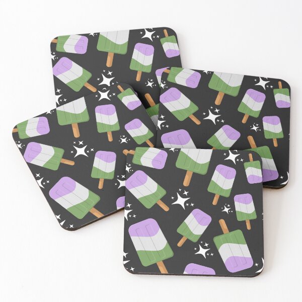 Item preview, Cute Genderqueer Ice Pops designed and sold by LiveLoudGraphic.