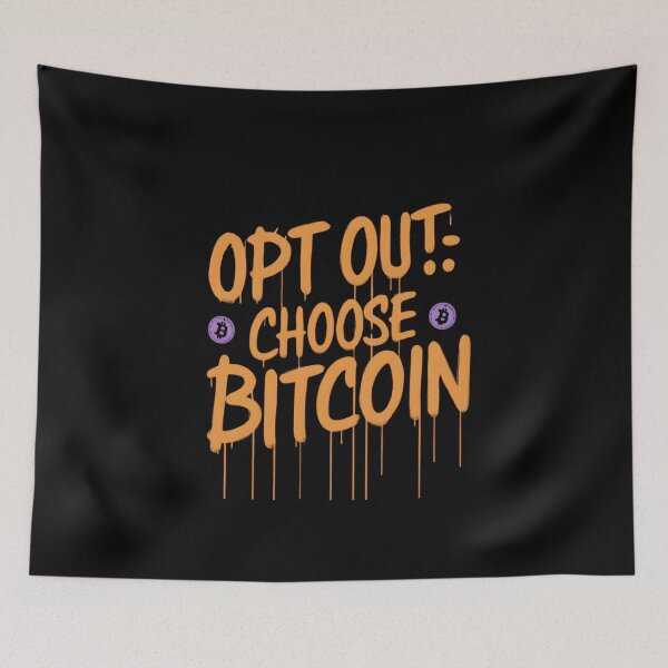 Item preview, Bitcoin Glitch Art Digital Money Revolution designed and sold by RadDeck.