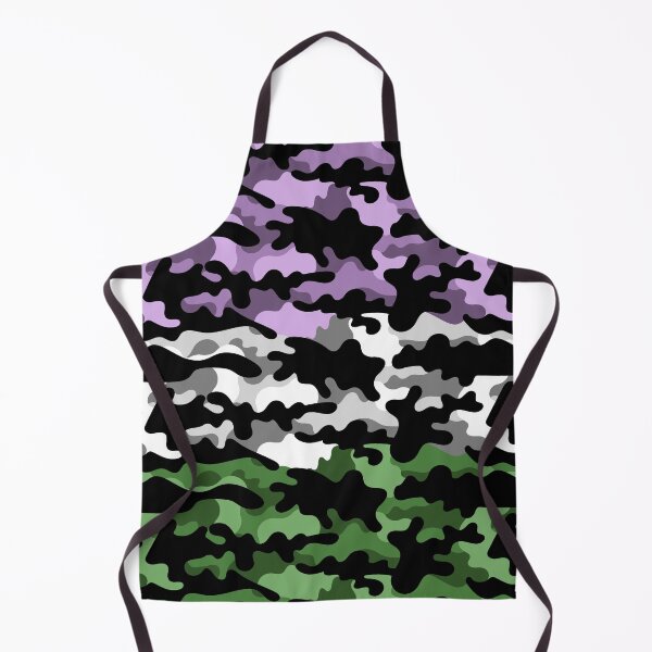 Item preview, Seamless Repeating Camouflage Textured Genderqueer Pride Flag Pattern designed and sold by LiveLoudGraphic.