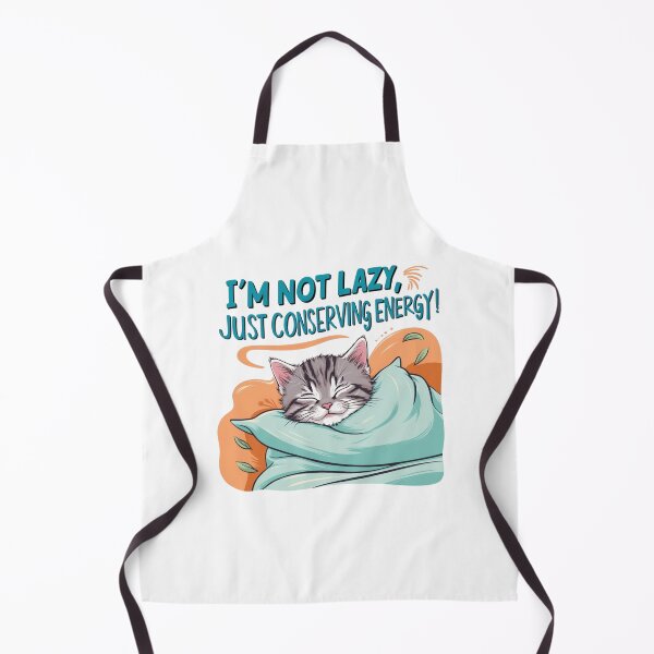 Item preview, I’m Not Lazy, Just Conserving Energy! - Funny Cat designed and sold by BaisaStudio.