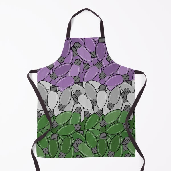 Item preview, Overlapping Christmas Lights in Genderqueer Pride Flag designed and sold by LiveLoudGraphic.
